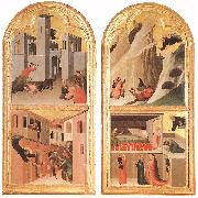 Simone Martini Blessed Agostino Novello Altarpiece oil on canvas
